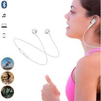 Fone De Ouvido Bluetooth Super S6 Branco Fone De Ouvido Bluetooth Super S6 Branco