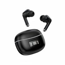 Fone De Ouvido Bluetooth T-206 Com Tela Led Preto, Som Potente E Design Moderno Fone De Ouvido Bluetooth T-206 Com Tela Led Preto, Som Potente E Design Moderno