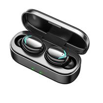 Fone de ouvido Bluetooth True Wireless preto com cancelamento de ruído