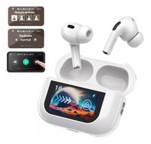 Fone De Ouvido Bluetooth Tws Com Tela Touch Redução De Ruído - basike