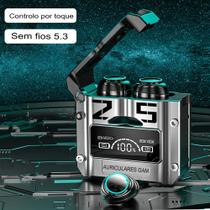 Fone de Ouvido Bluetooth TWS M25 Som Estéreo, Esportivo, LED Display Fone de Ouvido Bluetooth TWS M25 Som Estéreo, Esportivo, LED Display