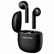 Fone De Ouvido Bluetooth TWS Sem Fio T28 Baixa Latência Resistente à Água Awei 6h Bateria Som Potente