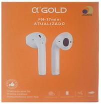 Fone De Ouvido Bluetooth V5.0 + Edr Fn-17Mini - GOLD Fone De Ouvido Bluetooth V5.0 + Edr Fn-17Mini - GOLD