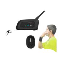 Fone de Ouvido Bluetooth Vnetphone V6c com Gancho - Ideal para Árbitros de Futebol