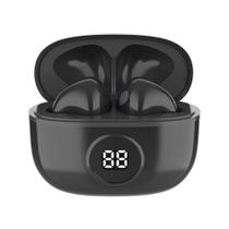 Fone de ouvido Bluetooth WB In-ear Mini IO Sem fio Display Digital Bateria 20h, IPX4, Super Bass Compacto Touch sensível ao toque Conexão automática