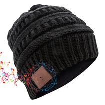 Fone de ouvido Bluetooth Wireless Knit Beanie Soundbot com microfone