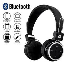 Fone De Ouvido Bluetooth Wireless Mp3 Micro Sd S Basike Fio Luxo