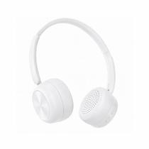 Fone de Ouvido Branco Bluetooth Headphone OnEar Recarregável