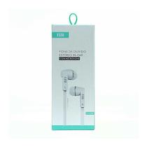Fone De Ouvido Branco Fam FCA-E081 Fone De Ouvido Branco Fam FCA-E081