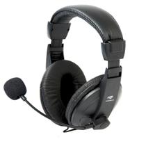 Fone de Ouvido C3Tech Comfort com Microfone, Conexão P2, com Controle de Volume e Almofada de Espuma, Preto - PH-60BK