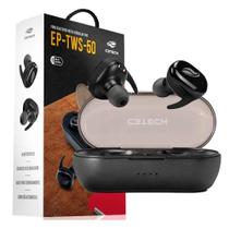 Fone De Ouvido C3Tech Ep-Tws-50Bk Bt 5.0 In Ear C/Microfone
