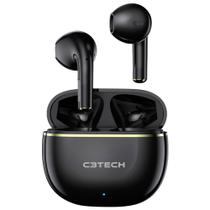 Fone de Ouvido C3Tech Sem Fio, Intra-Auricular, Bluetooth 5.1, Microfone Integrado, EP-TWS-30BK - Preto Fone de Ouvido C3Tech Sem Fio, Intra-Auricular, Bluetooth 5.1, Microfone Integrado, EP-TWS-30BK - Preto