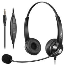 Fone de ouvido Callez de 3,5 mm com cancelamento de ruído de microfone