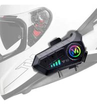 Fone De Ouvido Capacete Moto Bluetooth Comunicador Sem Fio Davely V10 motocicleta