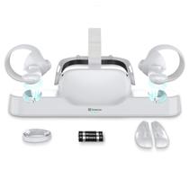 Fone de ouvido Charging Dock Smatree Quest 2 VR com 2 baterias