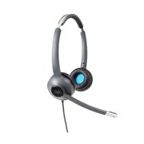 Fone de ouvido Cisco 522 com fio duplo com adaptador USB-C Charcoal Fone de ouvido Cisco 522 com fio duplo com adaptador USB-C Charcoal