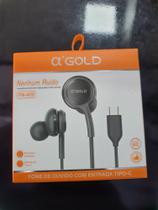 Fone de ouvido com entrada Tipo-C - A'Gold Fone de ouvido com entrada Tipo-C - A'Gold