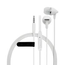 Fone de ouvido com fio Altomex com microfone conector p3 3,5mm Branco AT-0203 Fone de ouvido com fio Altomex com microfone conector p3 3,5mm Branco AT-0203
