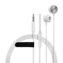 Fone de ouvido com fio Altomex com microfone conector p3 Branco AT-0209