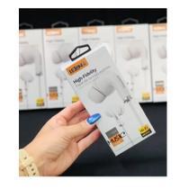 Fone de Ouvido com Fio e Microfone Lelong Branco LE-0204 Fone de Ouvido com Fio e Microfone Lelong Branco LE-0204