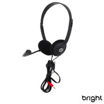 Fone De Ouvido Com Fio Headset Office Com Microfone Flexível P2 10 Bright