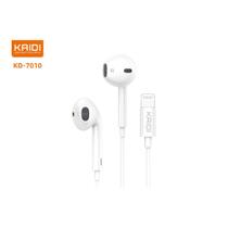 Fone De Ouvido Com Fio KAIDI Lightning Original