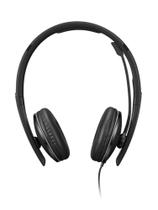 Fone de ouvido com fio Lenovo ANC USB-C USB-A Zoom certificado