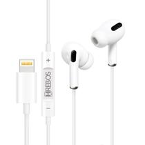 Fone de Ouvido Com Fio Lightning HRebos para Dispositivos IOS Compatível Iphon 11 12 13 14 Lacrado Original Fone de Ouvido Com Fio Lightning HRebos para Dispositivos IOS Compatível Iphon 11 12 13 14 Lacrado Original