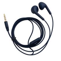 Fone De Ouvido Com Fio Microfone Embutido Azul Escuro Fone De Ouvido Com Fio Microfone Embutido Azul Escuro