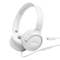 Fone de Ouvido Com Fio On ear Tune 520C JBL, Branco - JBLT520CWHT Fone de Ouvido Com Fio On ear Tune 520C JBL, Branco - JBLT520CWHT