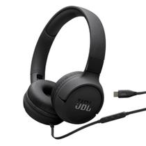Fone de Ouvido Com Fio On ear Tune 520C JBL, Preto - JBLT520CBLK