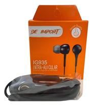 Fone De Ouvido Com Fio P2 Celular P2 - DE IMPORT