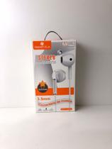 Fone de ouvido com fio stereo e microfone embutido Smartzla de ótima qualidade viacel