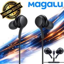 Fone de Ouvido Com Fio Tipo C USB C Com Microfone Intra-auricular