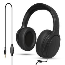 Fone de ouvido com fio WMSZMSM, cabo extra longo para TV e PC