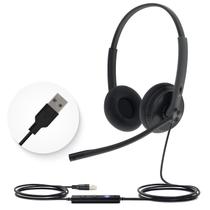 Fone de ouvido com fio Yealink UH34 com microfone Fones de ouvido estéreo