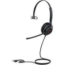 Fone de ouvido com fio Yealink UH35 Mono USB com microfone com cancelamento de ruído Fone de ouvido com fio Yealink UH35 Mono USB com microfone com cancelamento de ruído