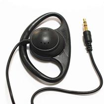 Fone de ouvido com gancho para guia turístico, 3,5mm, um único lado - ideal para PC e dispositivos móveis - LINHUIPAD