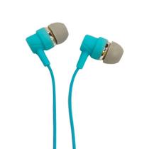 Fone de Ouvido Com Microfone Azul Tipo C - Quanhe Fone de Ouvido Com Microfone Azul Tipo C - Quanhe