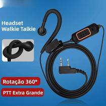 Fone de Ouvido com Microfone Baofeng 780 para Walkie Talkies UV-5R, UV-5RH, UV-21 Pro e Quansheng UV-K6 Fone de Ouvido com Microfone Baofeng 780 para Walkie Talkies UV-5R, UV-5RH, UV-21 Pro e Quansheng UV-K6