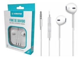 Fone De Ouvido Com Microfone E Ajuste Volume Kimaster - K505