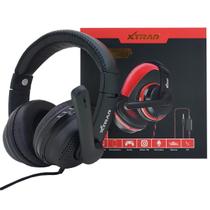Fone de Ouvido com Microfone Gamer com Fio P3 3.5mm para Jogos PC Computador Notebook Xtrad