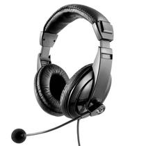 Fone de Ouvido com Microfone Giant Multilaser PH049 Headset Profissional p/ Aulas Online Voip Skype
