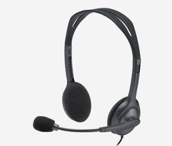 Fone de ouvido com Microfone Headset com fio Logitech H111
