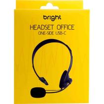 Fone de Ouvido com Microfone Headset Office ONE-SIDE USB-C