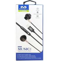 Fone de ouvido com microfone intra auricular h35 lightning preto vq h35 74648