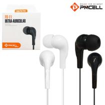 Fone de ouvido com microfone intra-auricular pmcell fo-11 Fone de ouvido com microfone intra-auricular pmcell fo-11