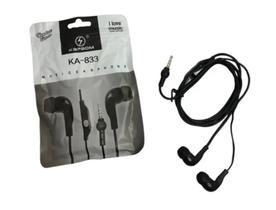 Fone de Ouvido Com Microfone Ka-833 Kapbom Varias Cores