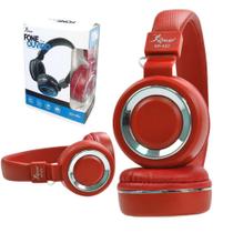 Fone de Ouvido Com Microfone Knup Kp 422 Vermelho Fone de Ouvido Com Microfone Knup Kp 422 Vermelho