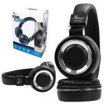 Fone De Ouvido Com Microfone Kp-422 - Cor Preta Fone De Ouvido Com Microfone Kp-422 - Cor Preta